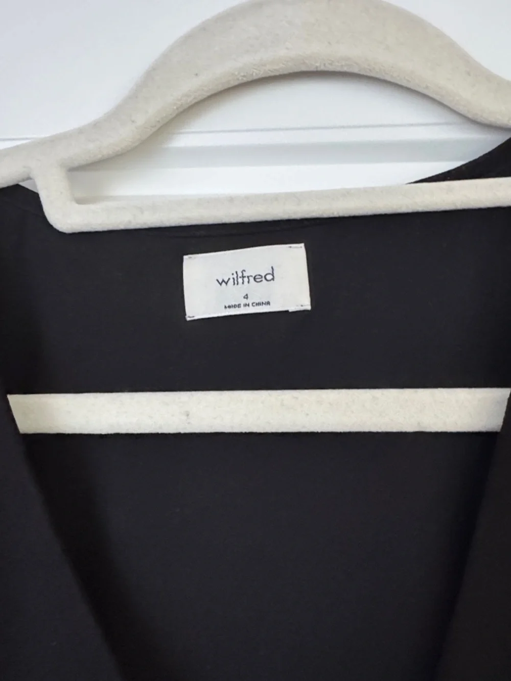 Wilfred Black Button-Front Mini Dress - Picture 2 of 2